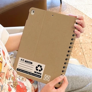 🔥จัดส่งทันที🔥เคสไอแพด notebook Pro11 2024 Mini7 Gen11 Air7/6 11 Air5/4 Gen9/8 สไตล์ย้อนยุค เคส ipad