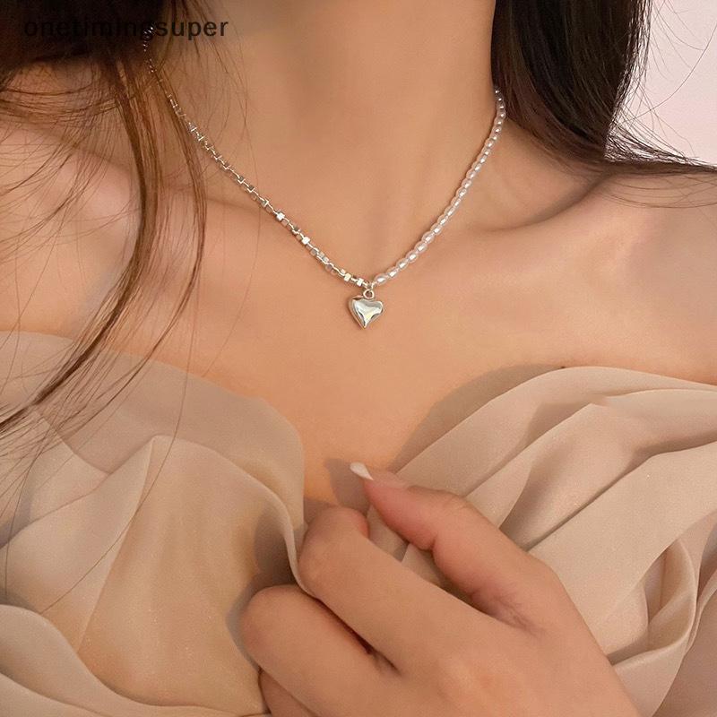 สร้อยคอแบบ Clavicle Chain OTP พร้อมลูกปัดเงิน สวยงามและหรูหรา