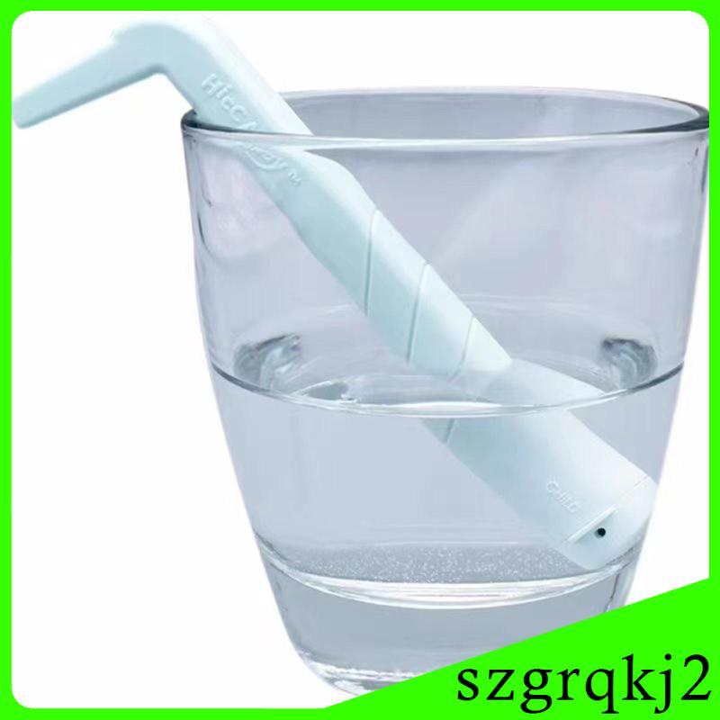 [Szgrqkj2] Anti Hiccup Helper ที่มีประสิทธิภาพนํามาใช้ใหม่ L รูปฟางใช้งานง่าย Hiccup ฟาง Hiccup Stop