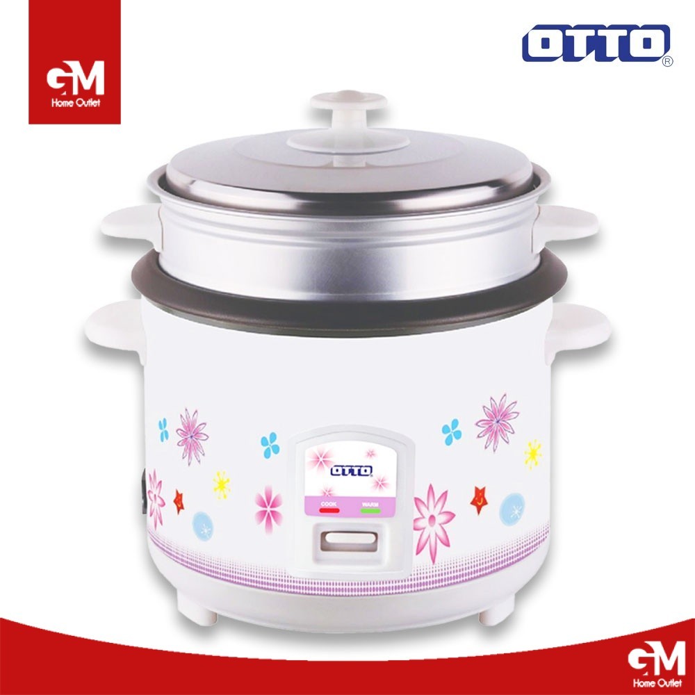 OTTO หม้อหุงข้าวไฟฟ้า [คละลาย] รุ่น CR-110  ความจุ 1 ลิตร