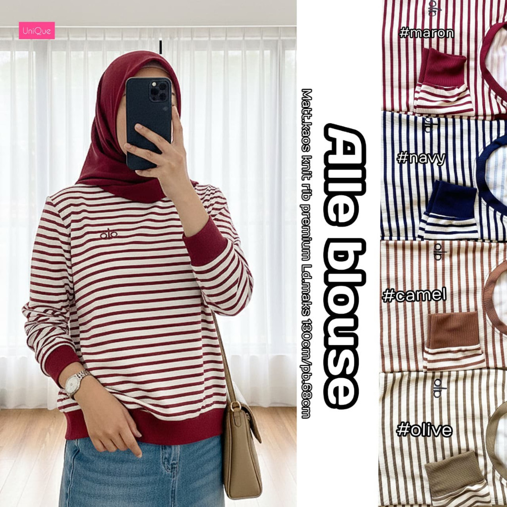 1802 ALLE BLOUSE โดย UNIQUe FASHION ORIGINAL