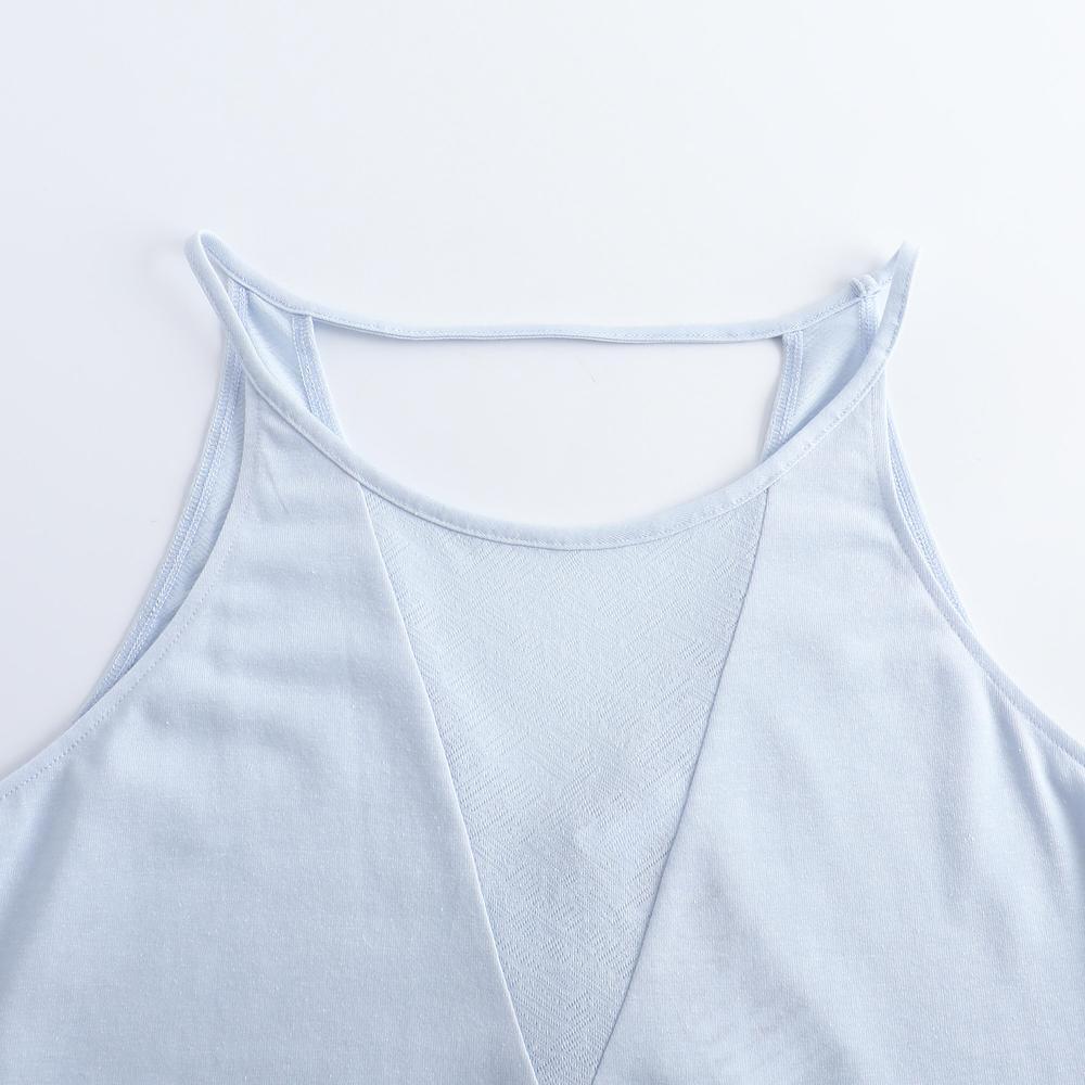 Decathlon Hiking Tank Top - Nh500 - Women เสื้อกล้ามเดินป่าสำหรับผู้หญิง รุ่น Nh500 - Blue - รูปที่ 3
