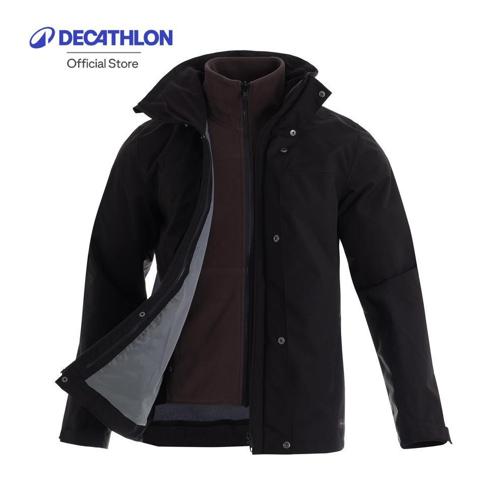 Decathlon Men’S 3In1 Waterproof Hiking Jacket 0°C Nh100 เสื้อแจ็คเก็ตผู้ชายเดินป่า/กันน้ำ/กันหนาว 0°