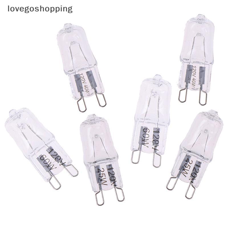 [LGO] 10 ชิ้น G9 Pin ฮาโลเจน 120V 25W 40W 60W หลอดไฟ JCD G9 VN