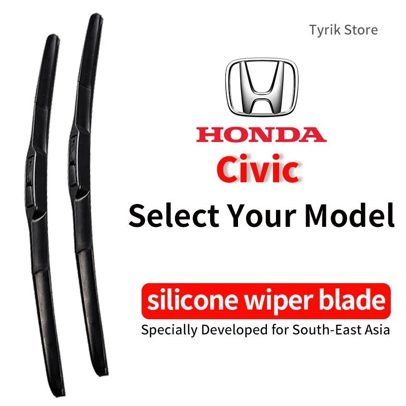 ชุดปัดน้ําฝน Honda Civic/คู่ สําหรับ (1995~2021 ปี) EK ES CIVIC ใบปัดน้ําฝนกระจกรถยนต์
