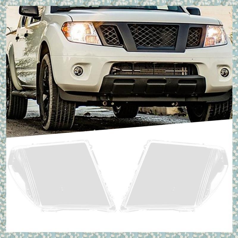 [h5bl3j6wj.ph] รถขวาไฟหน้า Shell Lamp Shade โปร่งใสเลนส์ฝาครอบไฟหน้าสําหรับ Navara D40 2005-2015 อุป