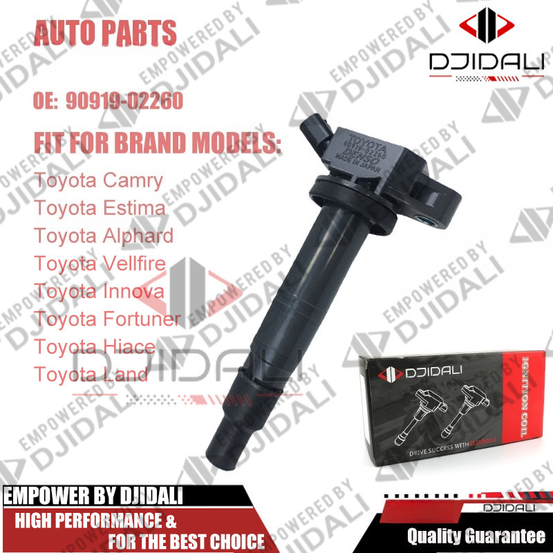 90919-02260 คอยล์จุดระเบิด for Toyota Vigo Innova Hiace Fortunner Camry Acv40 Hiace 4runner Highlander Lexus (90919-02248)