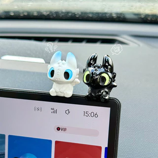 น่ารักมังกรคู่รักคู่ของอุปกรณ์ตกแต่งรถยนต์ของเล่น