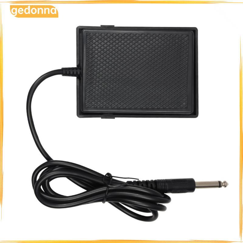 [gedonna] Universal Sustain Pedal Pedal สําหรับคีย์บอร์ดเปียโนอิเล็กทรอนิกส์กลองสีดํา
