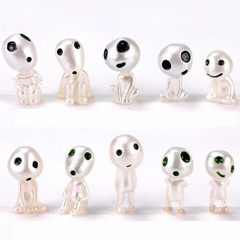5/10 Princess Mononoke ชิ้นอะนิเมะตัวเลข Kodama รุ่น Luminous Hayao Miyazaki Ghibli สตูดิโอเรืองแสงใ