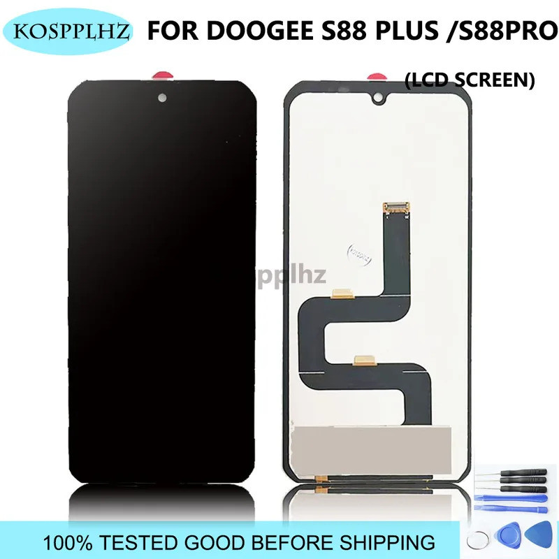 คุณภาพ AAA ใหม่ 6.3 สําหรับ DOOGEE S88 PLUS จอแสดงผล LCD + หน้าจอสัมผัส Digitizer Assembly สําหรับ D