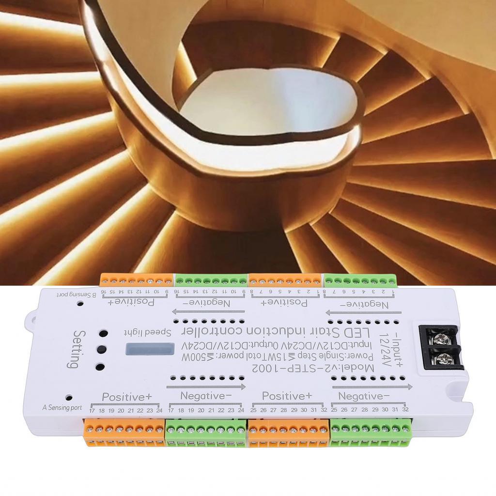 Thaihometools-TH Motion Sensor LED Stair Light Controller 32 Channel บันไดอัตโนมัติ Step สำหรับ Home