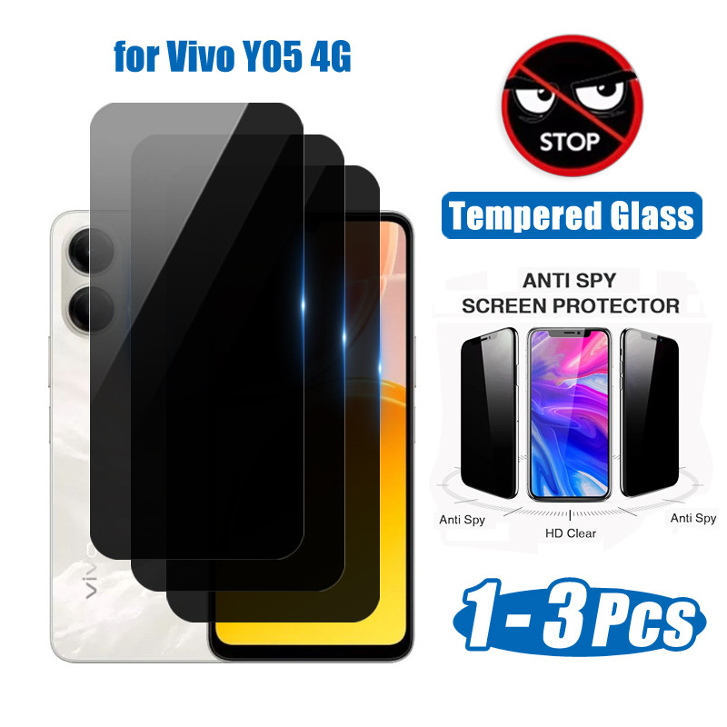 Vivo Y05 4G Anti-spy กระจกนิรภัยสําหรับ Vivo Y11d 4G Y21d Y31d Y37d Y37c Y31 Pro Y29t Y04 Y04s Y03 Y