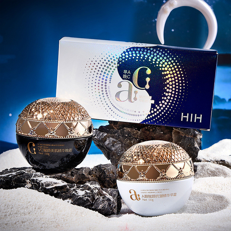3.2 HIH Fu Yan Day Night Essence Cream Morning A Night C Repair Rejuvenating Hydrating Skin Moisturi