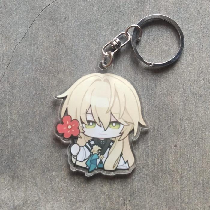 Gantungan Kunci Luocha Honkai Star Rail Ganci Luocha Honkai Star Rail Gantungan Kunci Akrilk Luocha 