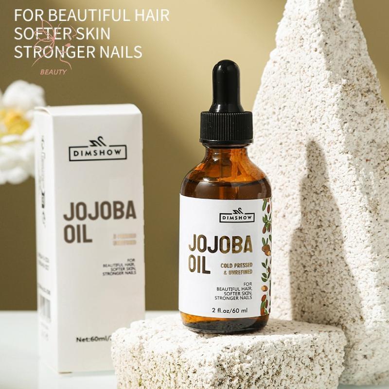[maybeauty] DIMSHOW 60ml Jojoba Oil Pure Skin Care Hair Care สามารถทําให้ผมเรียบขึ้น Aromatherapy Aromatherapy {TH}