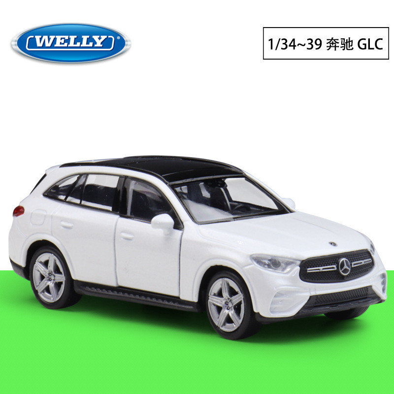 WELLY Willie 1: 36 Mercedes-Benz GLC SUV จําลองรถรุ่นดึงกลับรถของเล่น