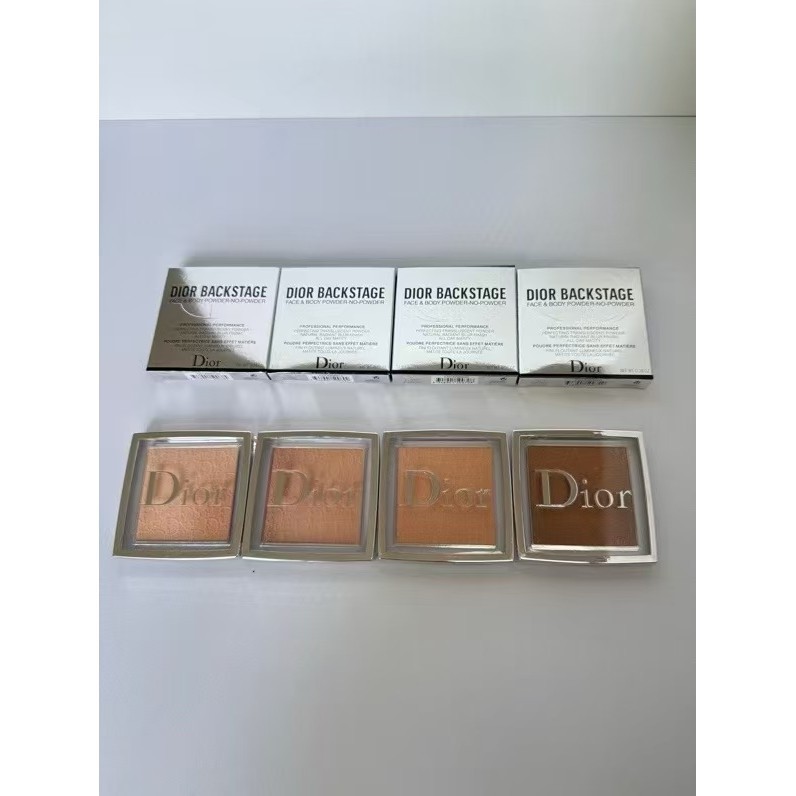 Dior Face Setting Powder Backstage Highlighter Monogram นูนเสร็จสิ้น 1N/2N