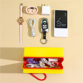 Creative Building Block รูปกระเป๋าถือปากกากระเป๋าเก็บเชือกแบบพกพาเครื่องเขียน Organizer ดินสอ Sundries Organizer