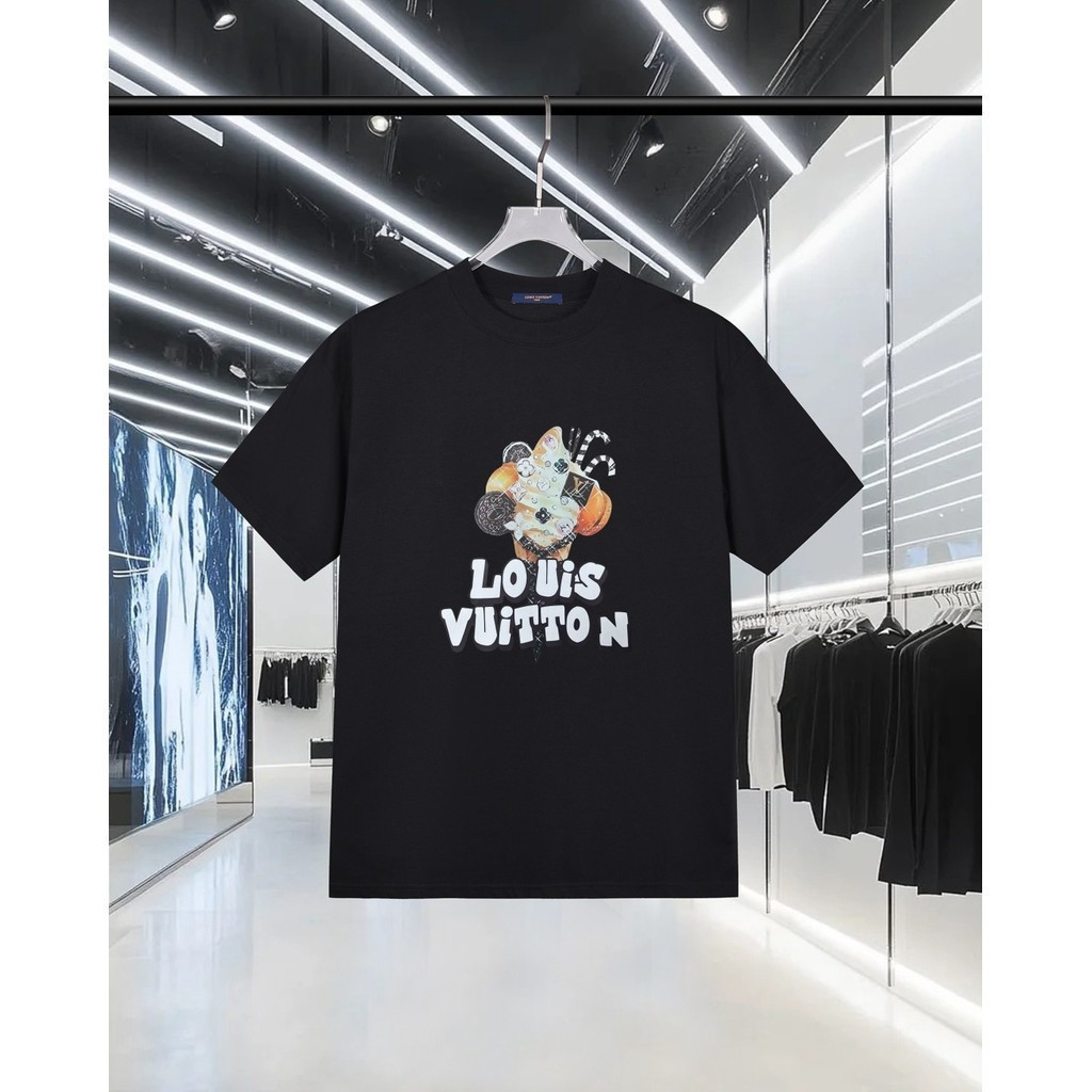 LO% UIS VU & ITTON/L @ V2026 Star คลาสสิกรอบคอแขนสั้นเสื้อยืดผู้ชายผู้หญิงสไตล์ Breathable สไตล์ใหม่