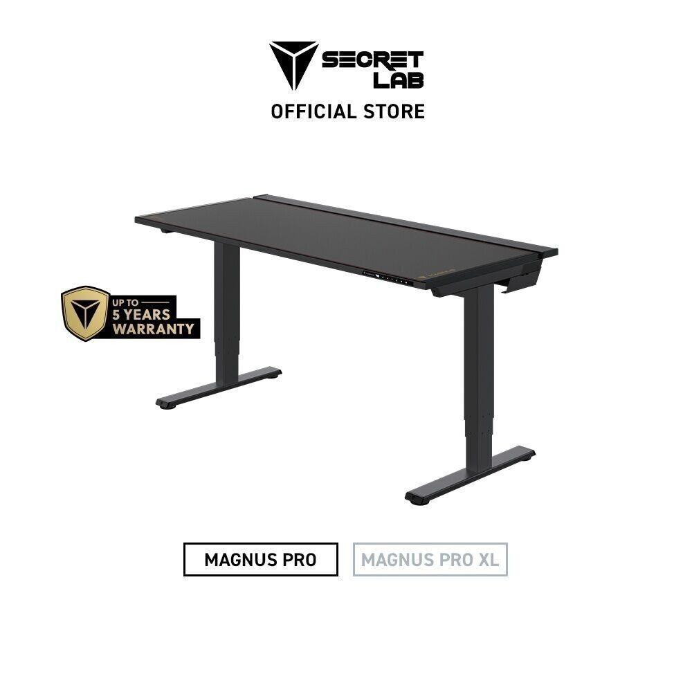 Secretlab MAGNUS Pro (1.5ม.) — โต๊ะปรับระดับไฟฟ้า โต๊ะคอม โต๊ะทำงาน (พร้อมช่องเก็บสายในตัว)