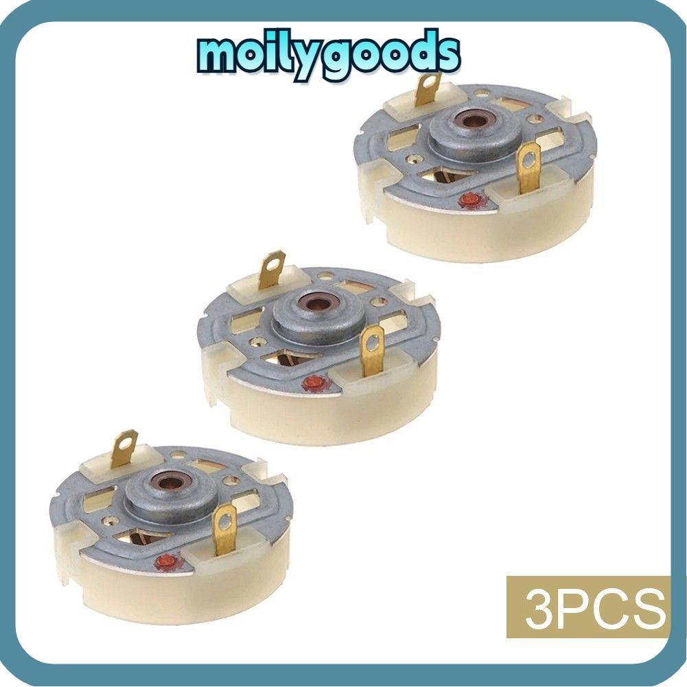 MOILYHD 3PCS RS550 มอเตอร์ชาร์จสว่านไขควงไฟฟ้าส่วนประกอบคุณภาพสูงสําหรับ RS550 มอเตอร์