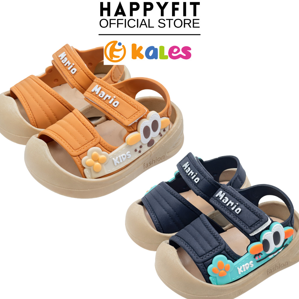 HAPPYFIT FOOTWEAR [ CROCO 3 ] 1-3 ปี BOY & GIRL Shoes Slides Kasut Sandal @CROCO 3