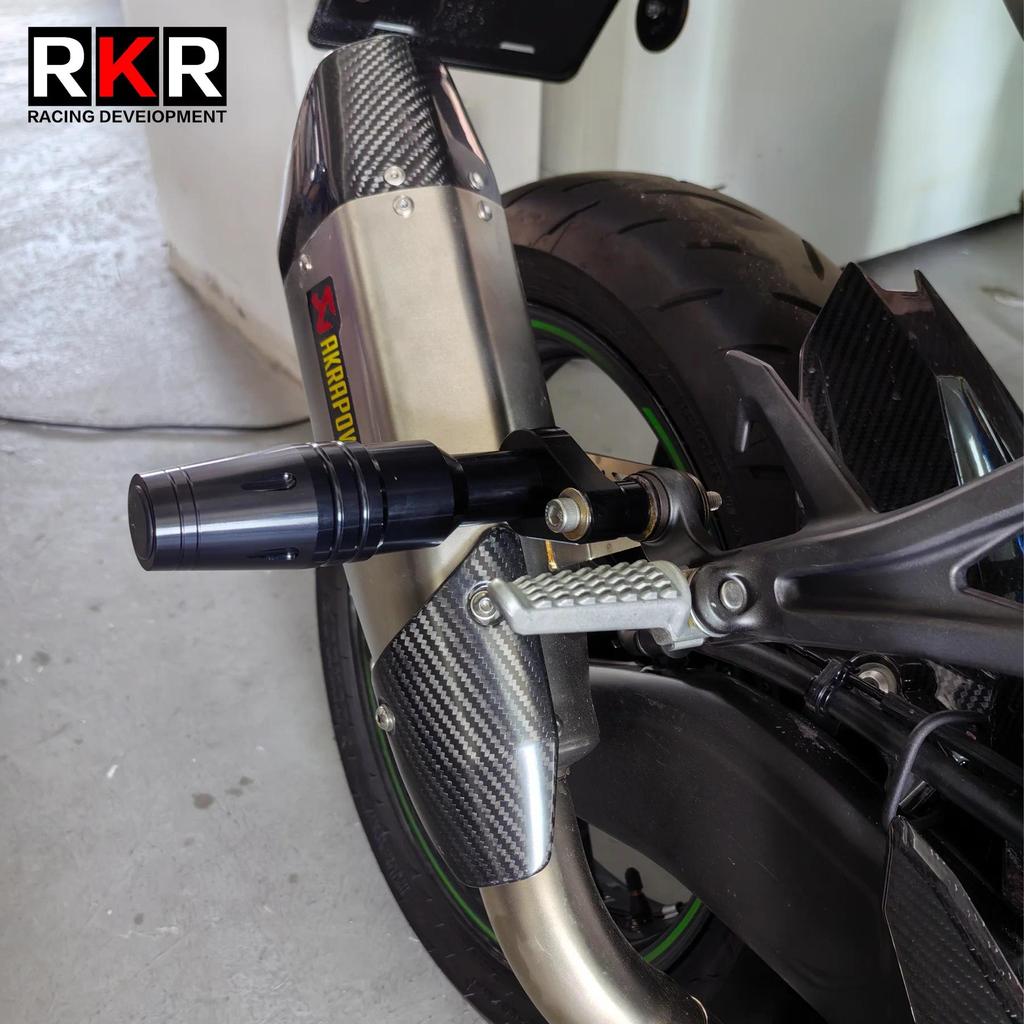 สำหรับ KAWASAKI ZX4RR ZX-4RR Ninja 400 500 Z400 Z500 แผ่นกันกระแทกรถจักรยานยนต์ CNC ป้องกันการตก ตัว