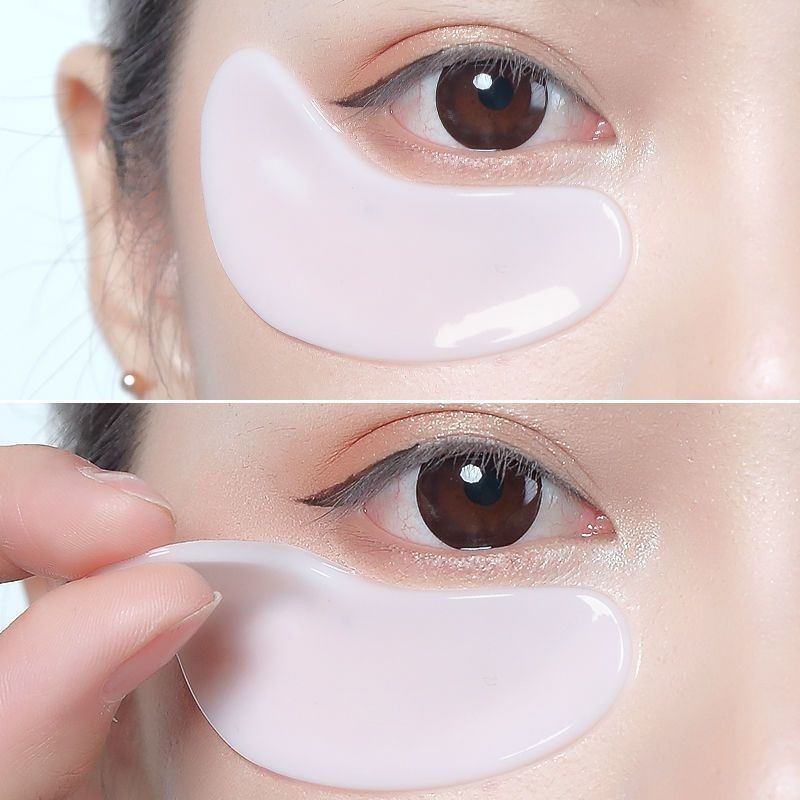 Goat Milk Collagen Eye Mask ลบ Baggy Eye Lines Fade#山羊奶胶原蛋白眼膜去眼袋眼纹淡黑眼圈提拉紧致抗皱熬夜补水26.3.7