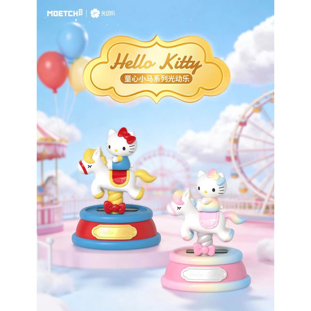 MOETCH Sanrio Hello Kitty Childlike Pony Series ตุ๊กตาน่ารัก
