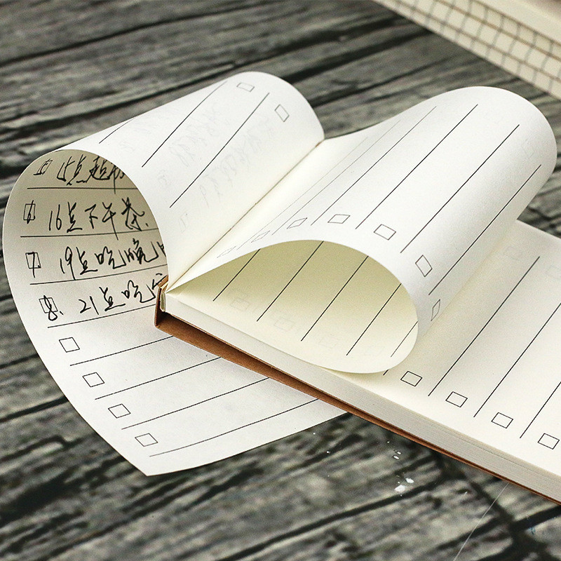 ใหม่ขนาดเล็กแบบพกพา Upward Notes ข้อความกระเป๋าโน๊ตบุ๊ค Cowhide Notepad หมายเหตุ Notepad Notepad Not