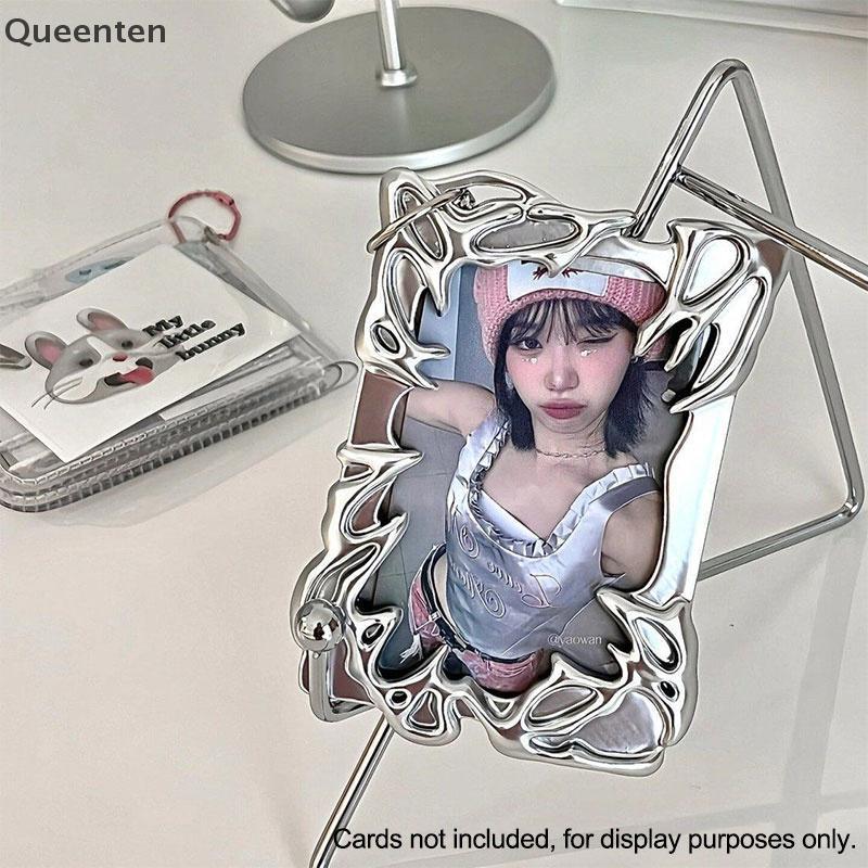 Queenten Electroplated Premium Feeling Creative Card Holder K-POP Idol Card Holder QT
