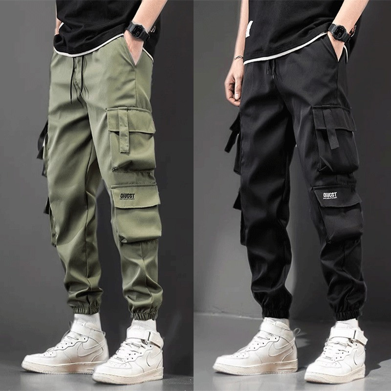 EERSHENSHI กางเกงรัดข้อเท้าและเสื้อทำงาน ดีไซน์หลวม สบาย เหมาะสำหรับหน้าร้อน