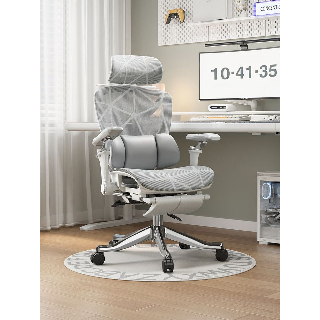 Yisong W9 เอวสนับสนุนเก้าอี้ตามหลักสรีรศาสตร์เก้าอี้เล่นเกมเก้าอี้คอมพิวเตอร์ในครัวเรือน Reclining B