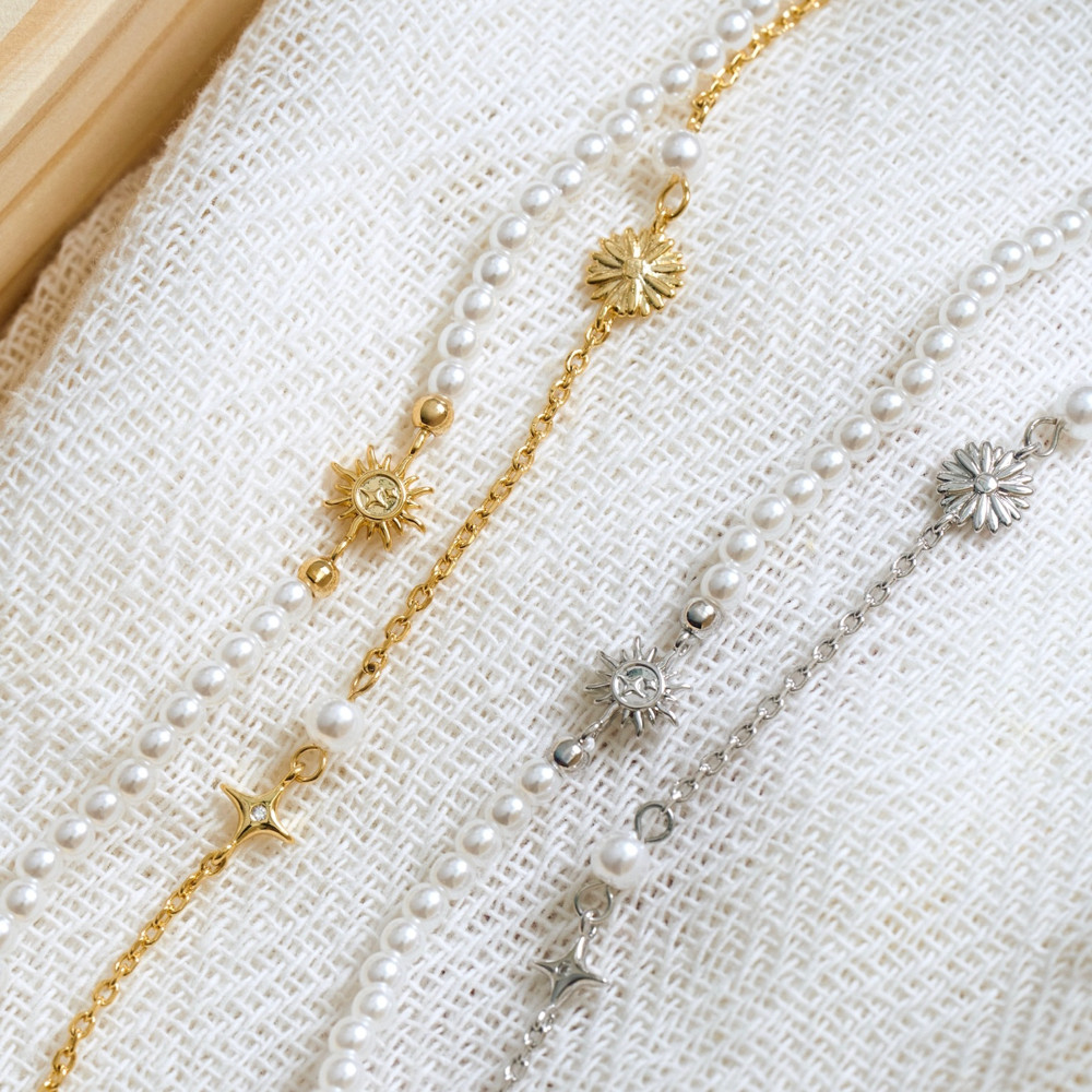 YVIS Sunrise Brass Bracelet - Solace Collection