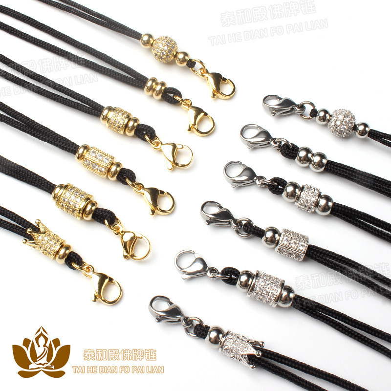 โซ่พระไทยพร้อมเพชร สร้อยคอยาวแบบงู สัญลักษณ์สิบสองราศี TXT031102
