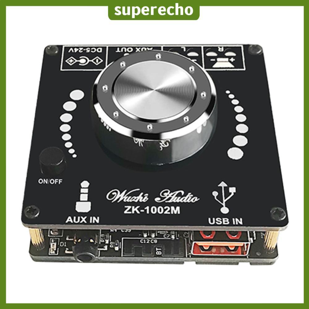 [มาใหม่] ZK-1002M บอร์ดขยายเสียงไฮไฟสเตอริโอ Bluetooth แอมป์ที่รองรับ
