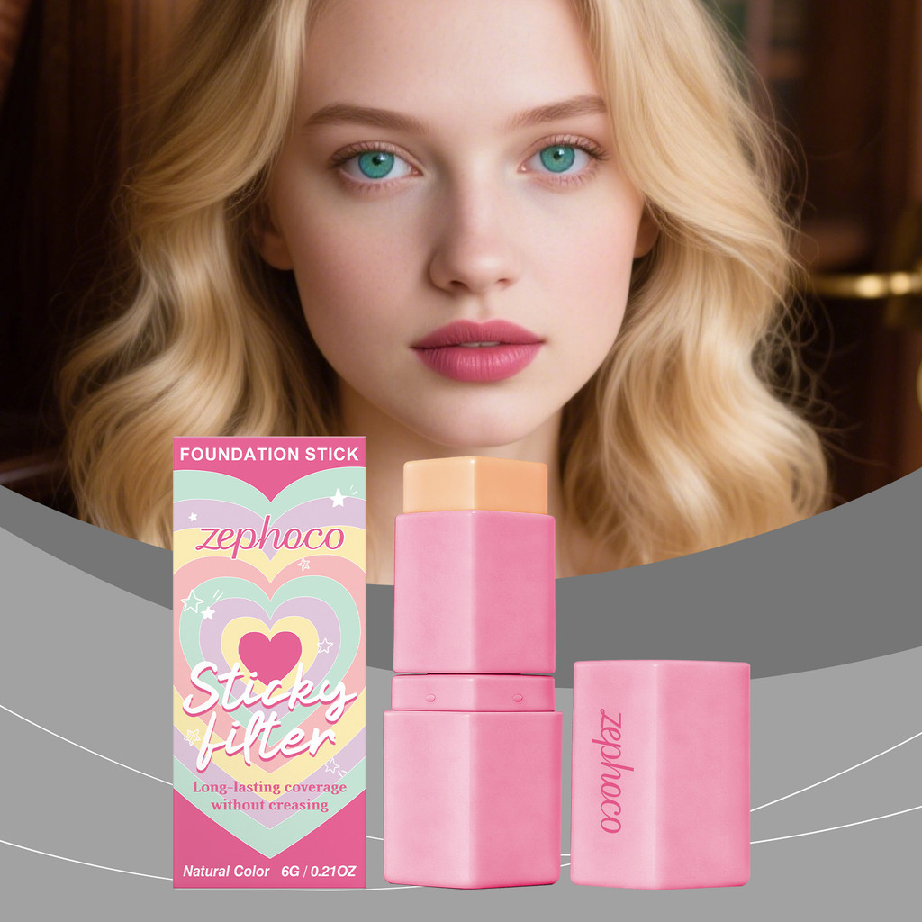 [คลังสินค้าพร้อม] zephoco Natural Color Hold Makeup Concealer Foundation Stick Natural Makeup Feelin