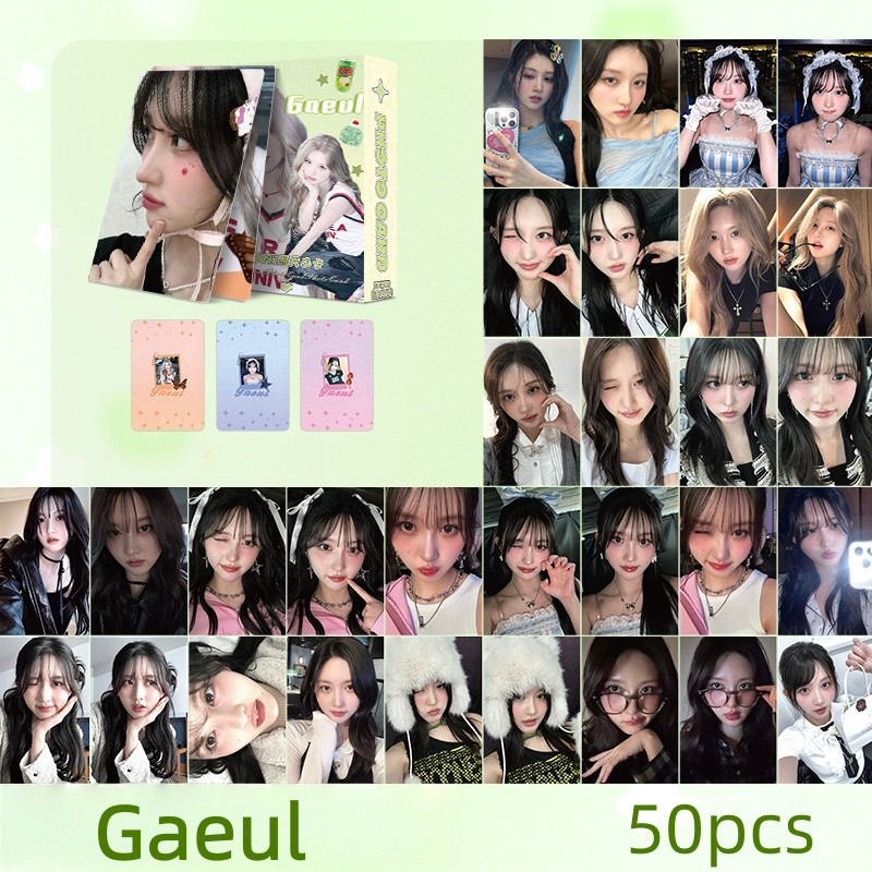 50-55pcs IVE 2026 ฤดูทักทายโฮโลแกรมเลเซอร์การ์ด Lomo BE ALRIGHT SWITCH DIVE Photocards WANYOUNG YUJI