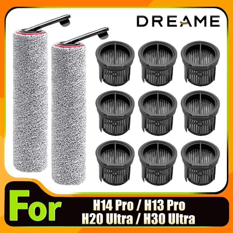 อุปกรณ์เสริมสําหรับ Dreame H14 Pro / H13 Pro / H20 Ultra / H30 Ultra เครื่องดูดฝุ่นแปรงลูกกลิ้งและชิ
