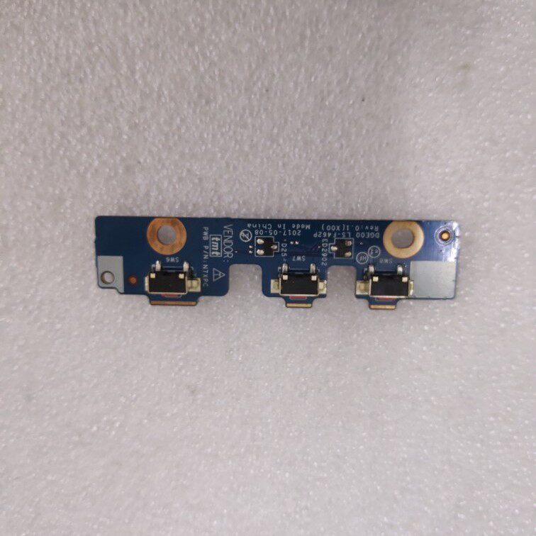 เหมาะสําหรับ DELL DELL 3190 Two-Bit One Power Button 00G131 Volume Button Board LS-F462P