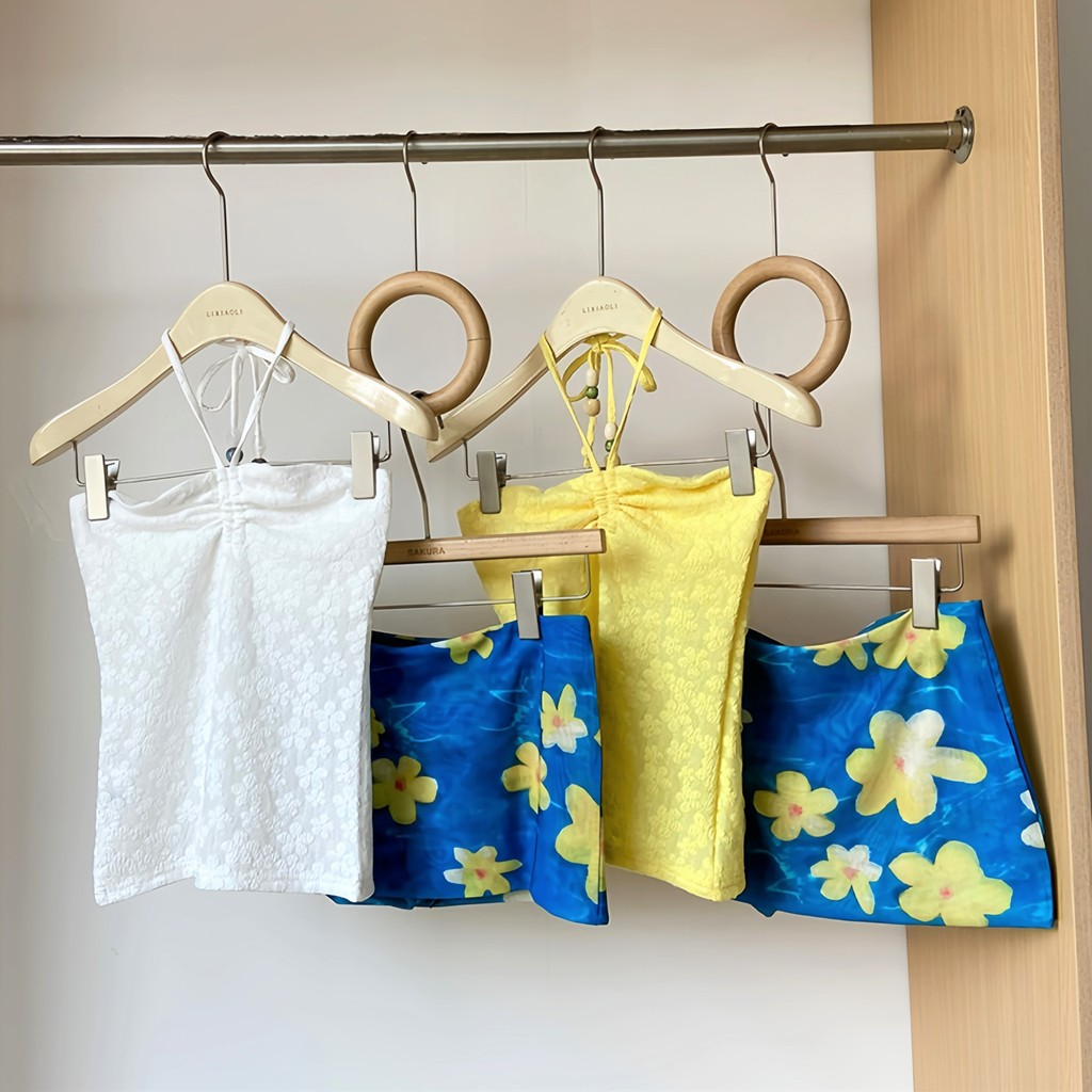 BIKINI STUDIO ชุดว่ายน้ําทูพีช ชุดไปทะเล กระโปรง เกาะอก มีฟองน้ำ ผ้าลายดอกไม้ ✨ M-XL | น้ำหนัก 40-65 กก. Y256 ราคา ถูกที่สุด ดีลบีเคเค แกลเลอรีภาพที่ 8