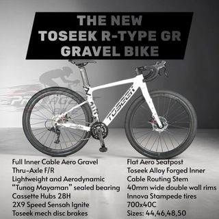 PRO AGENT NEW TOSEEK R-TYPE GR GRAVEL BIKE 2X9SPEED ORIGINAL