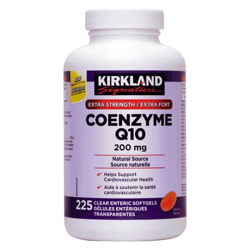 Kirkland Kirkland Coenzyme q10 Soft Capsules 200มก. US ผลิตภัณฑ์เพื่อสุขภาพผู้สูงอายุวัยกลางคนสําหรั