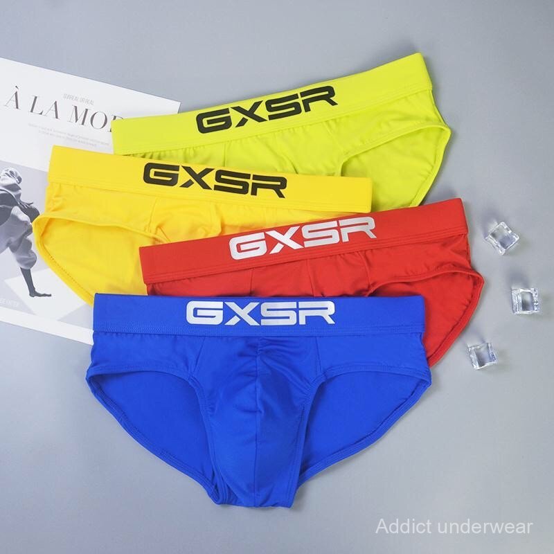 🔥มาใหม่🔥กางเกงในชาย GXSR ทรงbrief ผ้าไนลอน