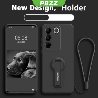 PBZZ FOR เคส ปลอก VIVO V27 5g VIVO V27E VIVO Y100 VIVO V29E VIVO V29 5g โทรศัพท์กรณี softcase ซิลิโคนเหลวป้องกันเรียบกันกระแทกกันชนปกการออกแบบใหม่360กับผู้ถือ YTXZZJ01