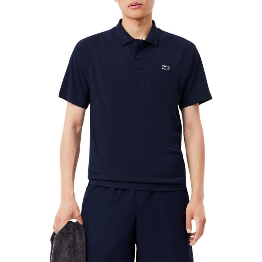 เสื้อโปโล Lacoste สำหรับผู้ชาย ทรงปกติ ป้องกันรังสียูวี