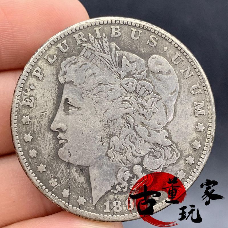 *** เหรียญต่างประเทศหายาก American Morgan Coins Woman Avatar Silver Round Big Eagle เหรียญต่างประเทศ