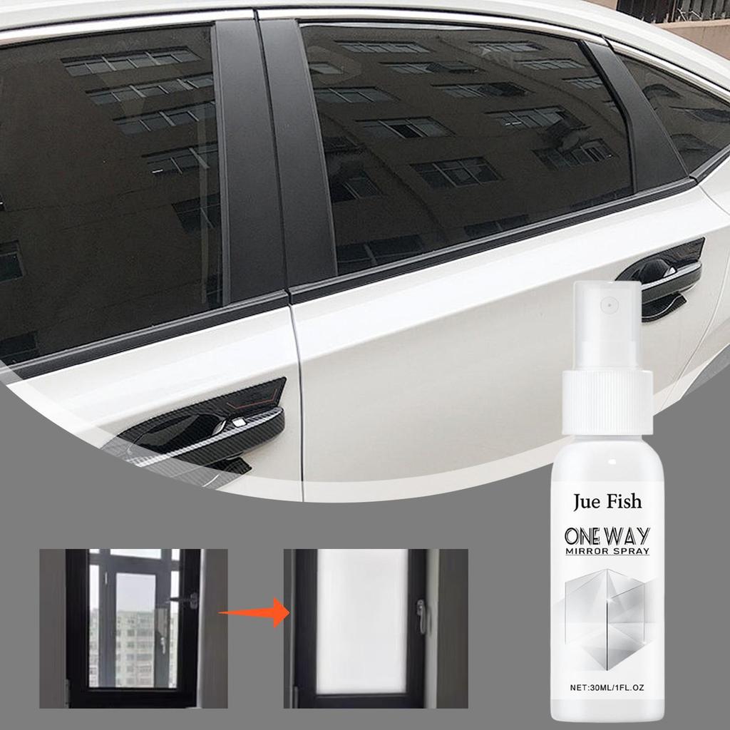 สเปรย์ป้องกันความเป็นส่วนตัวทําความสะอาดกระจกสําหรับหน้าต่าง 30ml Anti Peeping Stain Remover ทําความสะอาดหน้าต่างสําหรับรถยนต์ครอบครัวอาบน้ํากระจก bhsydth