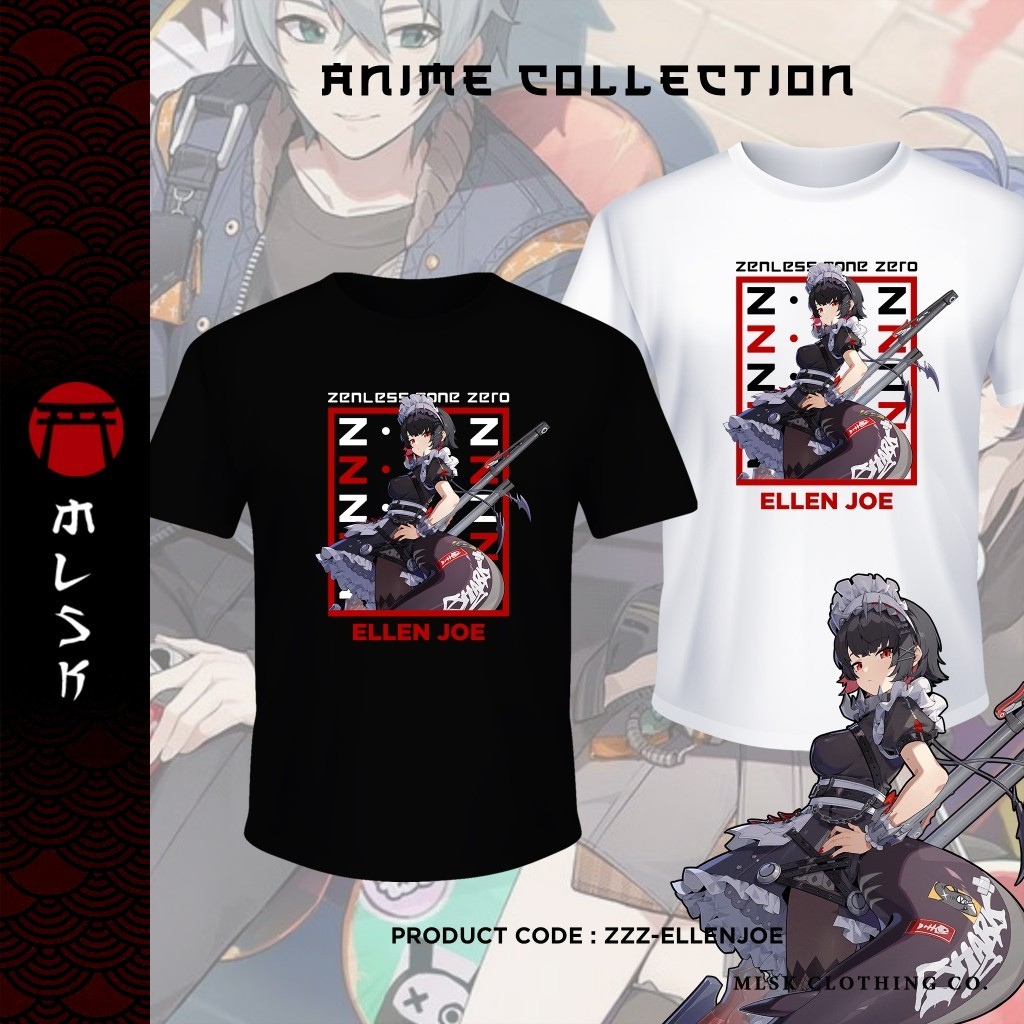 👕✨เสื้อ ZENLESS ZONE ZERO AGENT SHIRT COSPLAY ELLEN JOE GRACE NEKOMIYA RINA SOLDIER 11 VON LYCOAN ZH